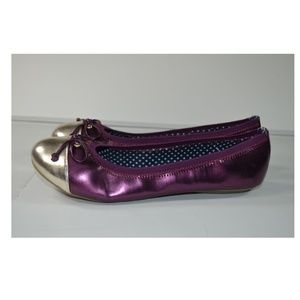 Sperry Sider Youth Girl Flats Sz 2.5 Purple